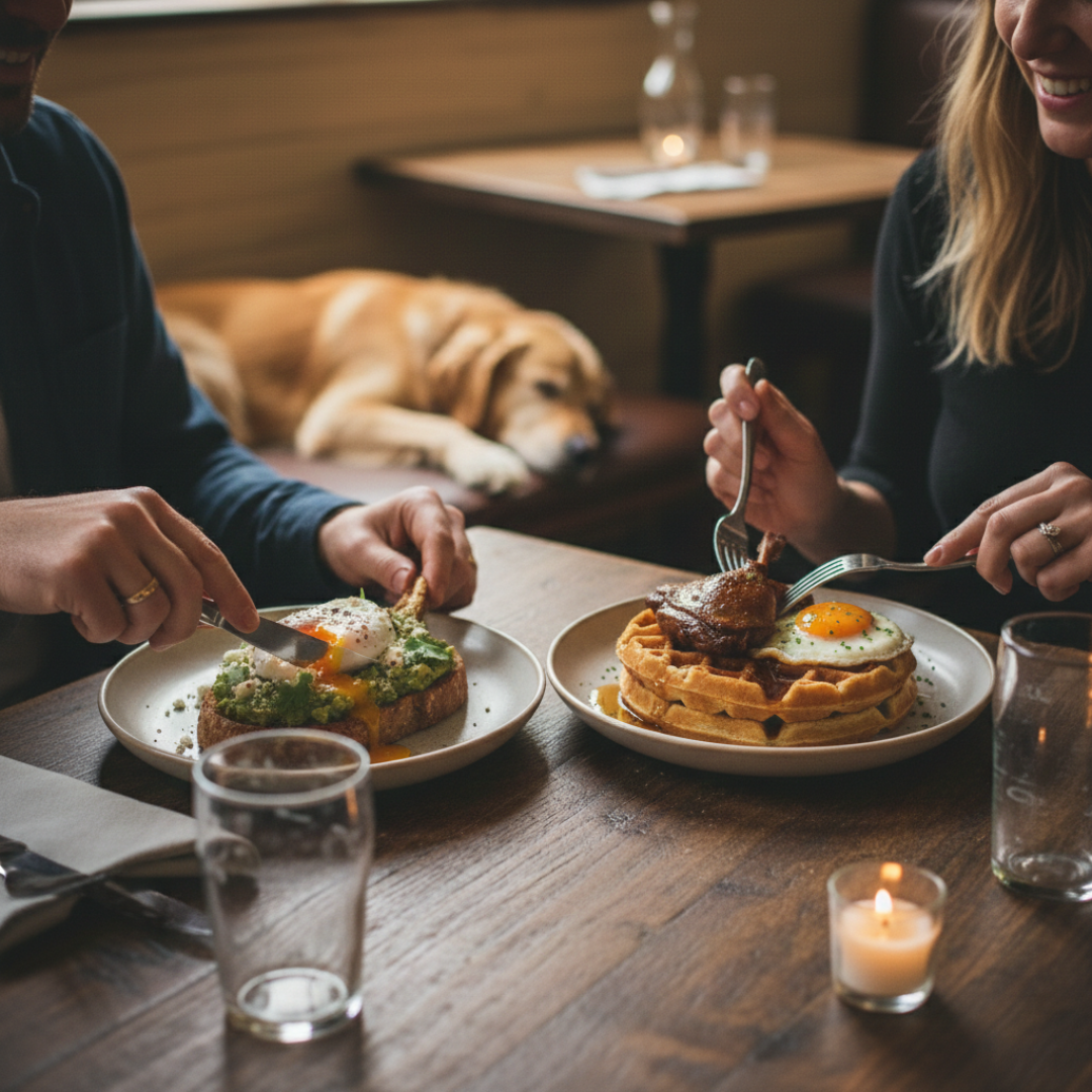 Brunch plate at The Star